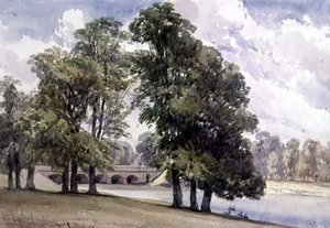Uitzicht op de Serpentine, Hyde Park